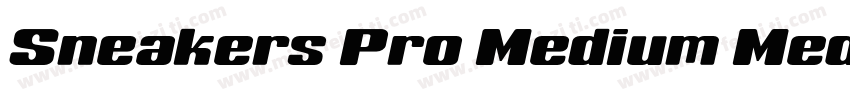 Sneakers Pro Medium Medium字体转换